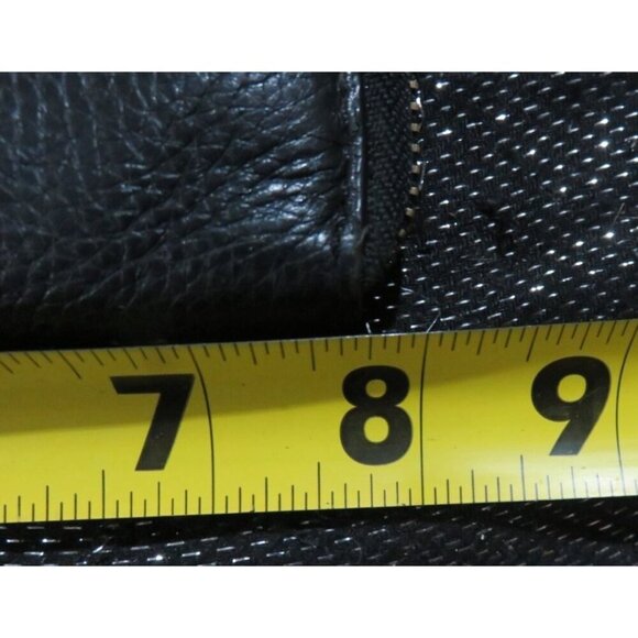 Marc Jacobs Black Leather Zip Around Accordian Long Wallet - Picture 12 of 13